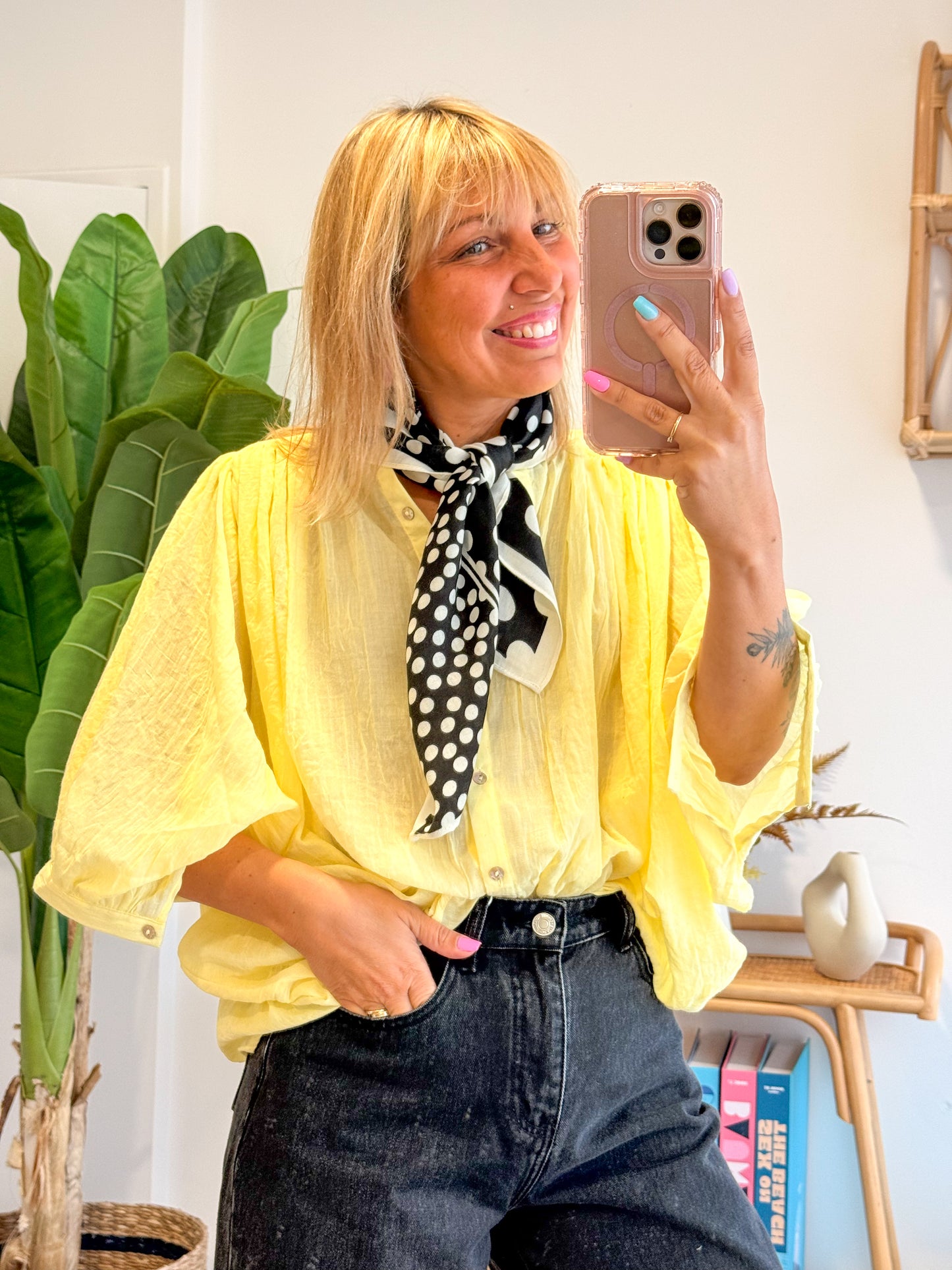 Foulard CARRÉ pois