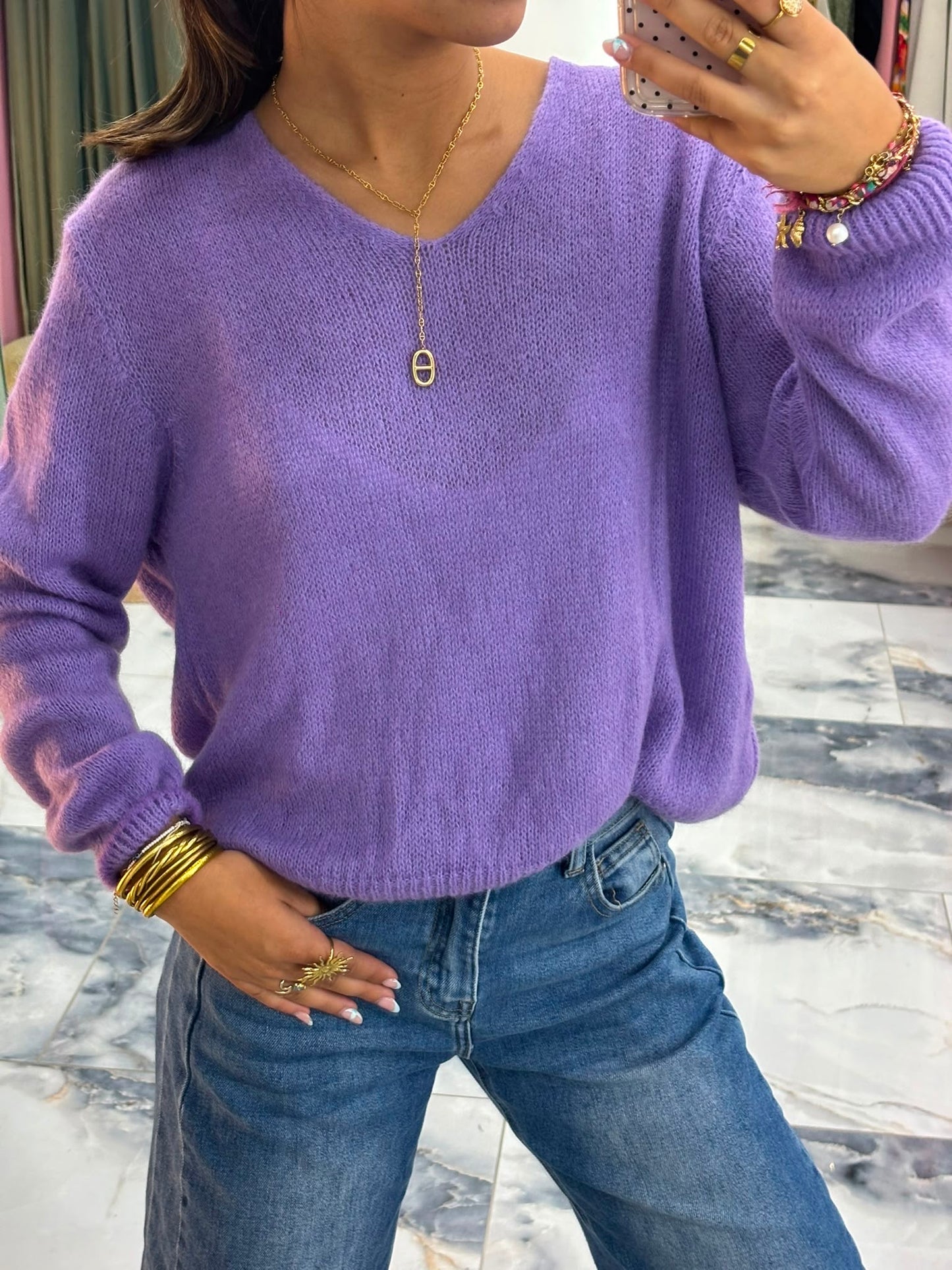 Pull COCO lilas