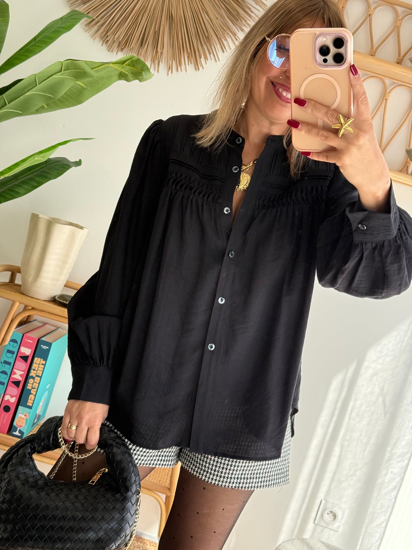 Chemise MARJOLAINE Noir
