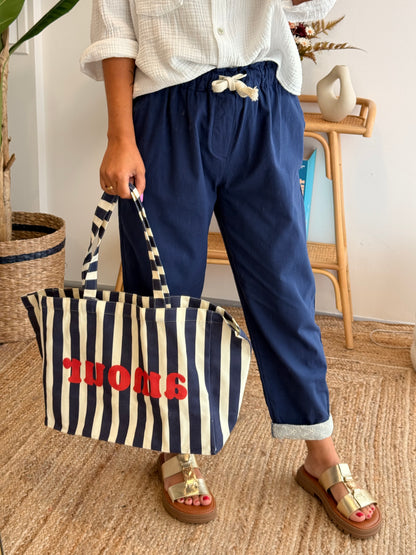 Pantalon ANAÏS bleu marine