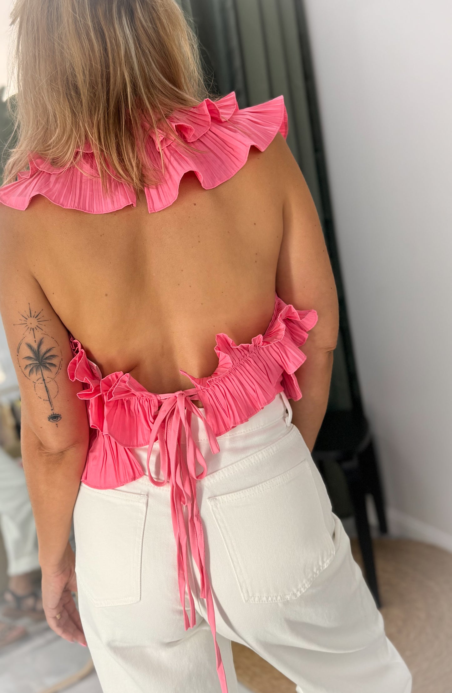Top ILDA froufrou Fushia