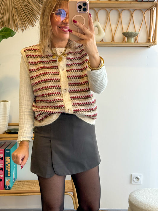 Jupe short NAYA Choco