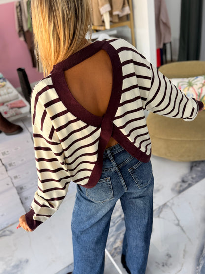 Pull CASSANDRE Bordeaux