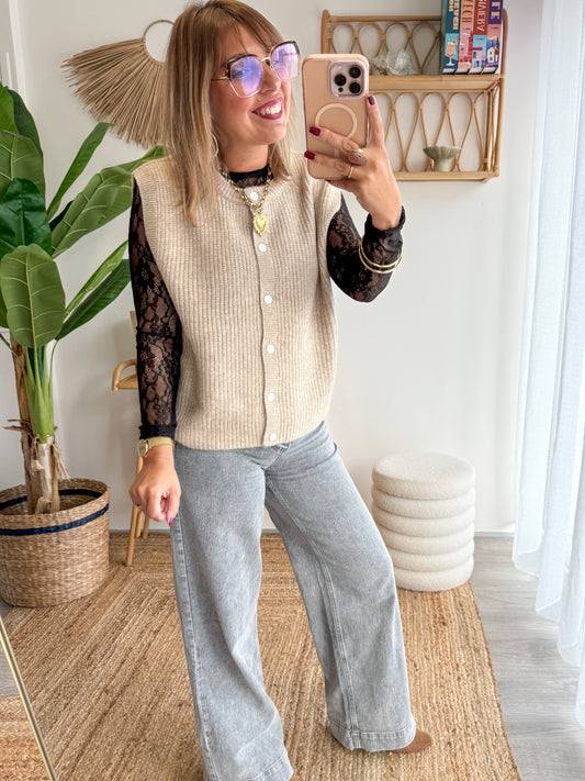 Gilet SOPHIE beige