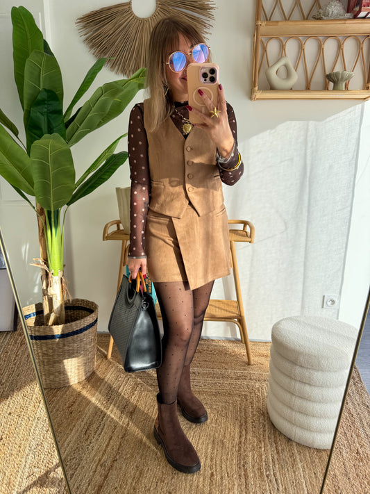 Jupe short ÉBÈNE