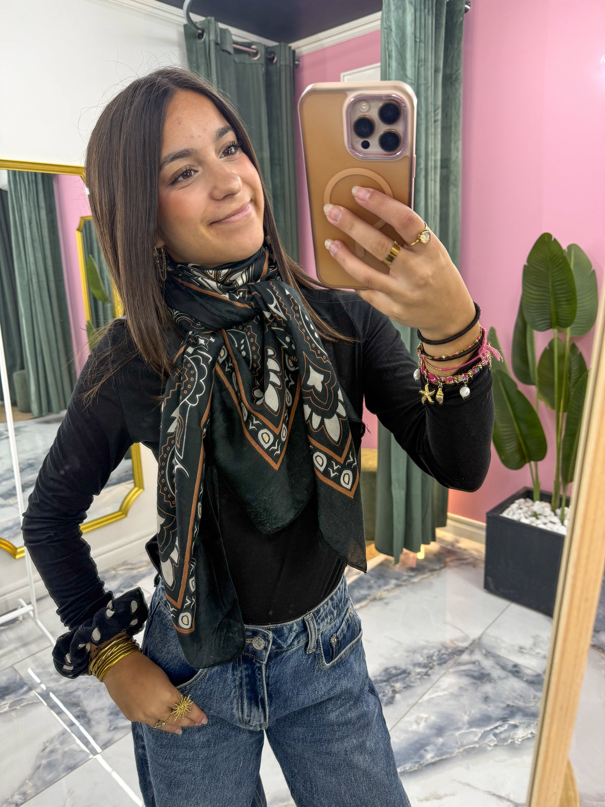 Foulard BANDANA noir