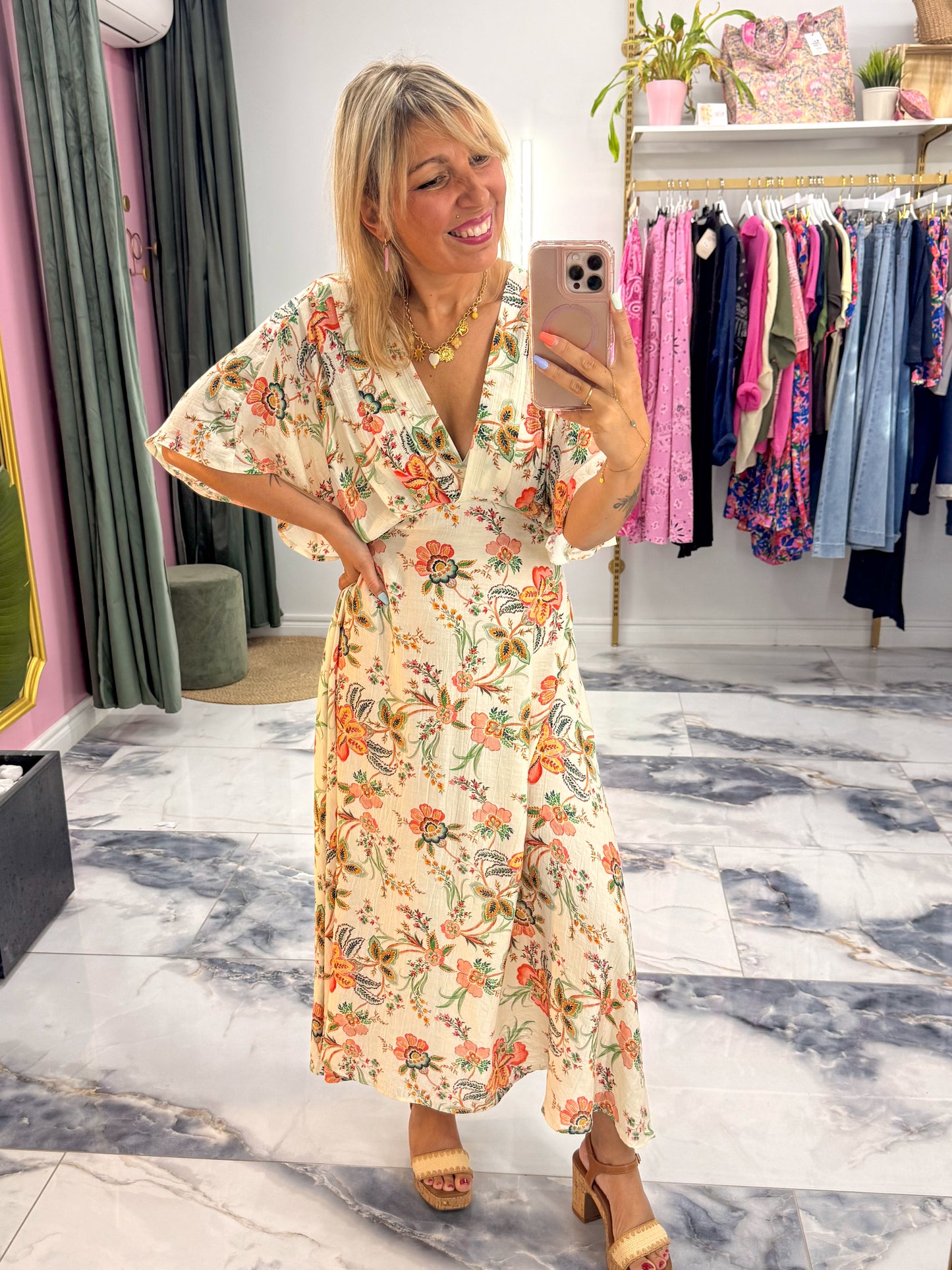 Robe longue CHLOÉ beige