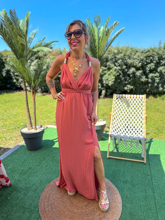 Robe IBIZA bois de rose