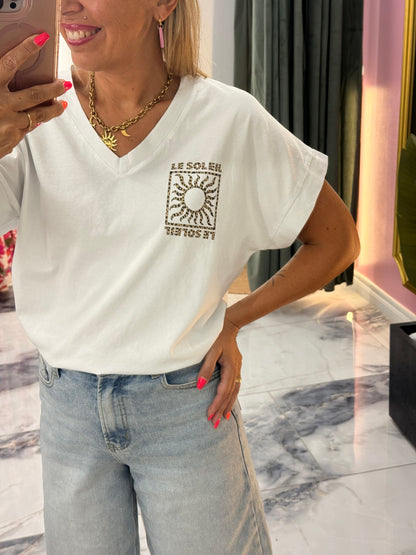 T-shirt LE SOLEIL léopard