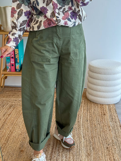 Pantalon ROMA kaki