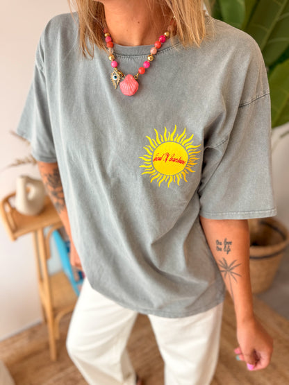 T-shirt WEST COAST gris