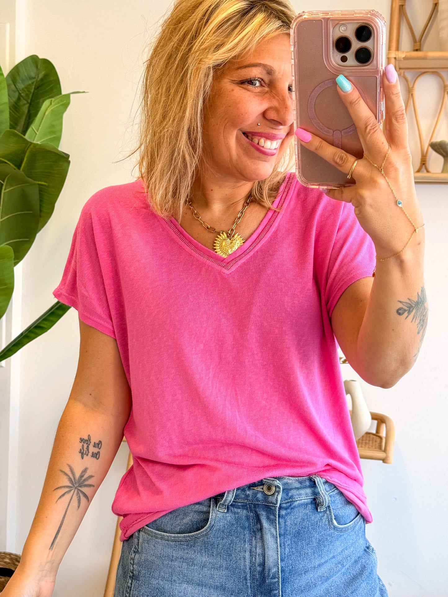 T-shirt JULIETTE Fushia