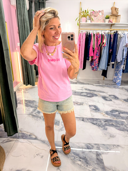 T-shirt ICONIC Rose