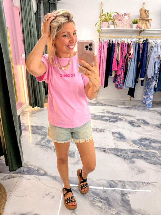 T-shirt ICONIC Rose