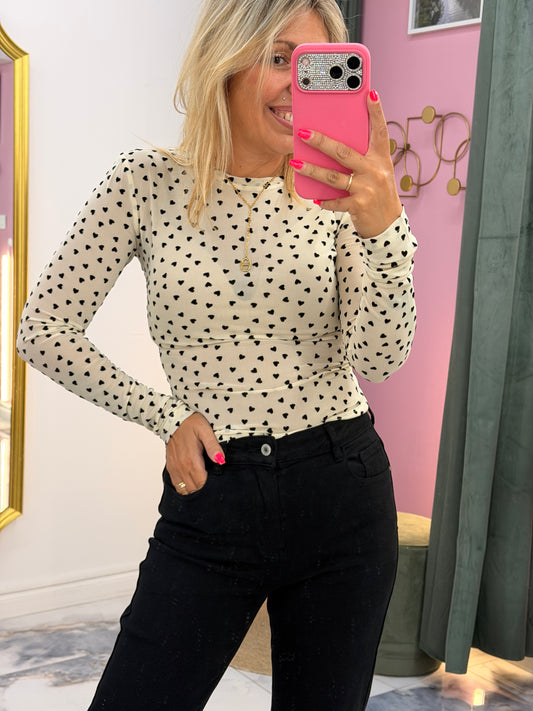 Top BILLIE écru