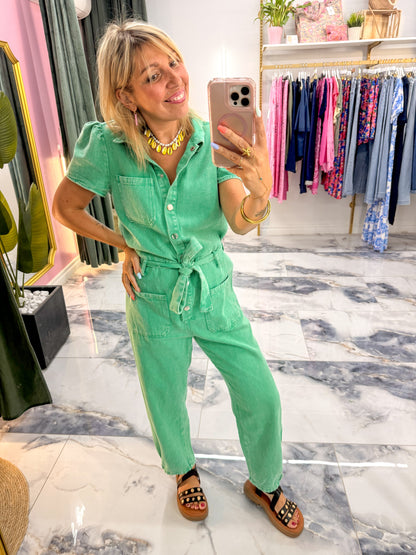 Combinaison ZOÉ vert Gucci