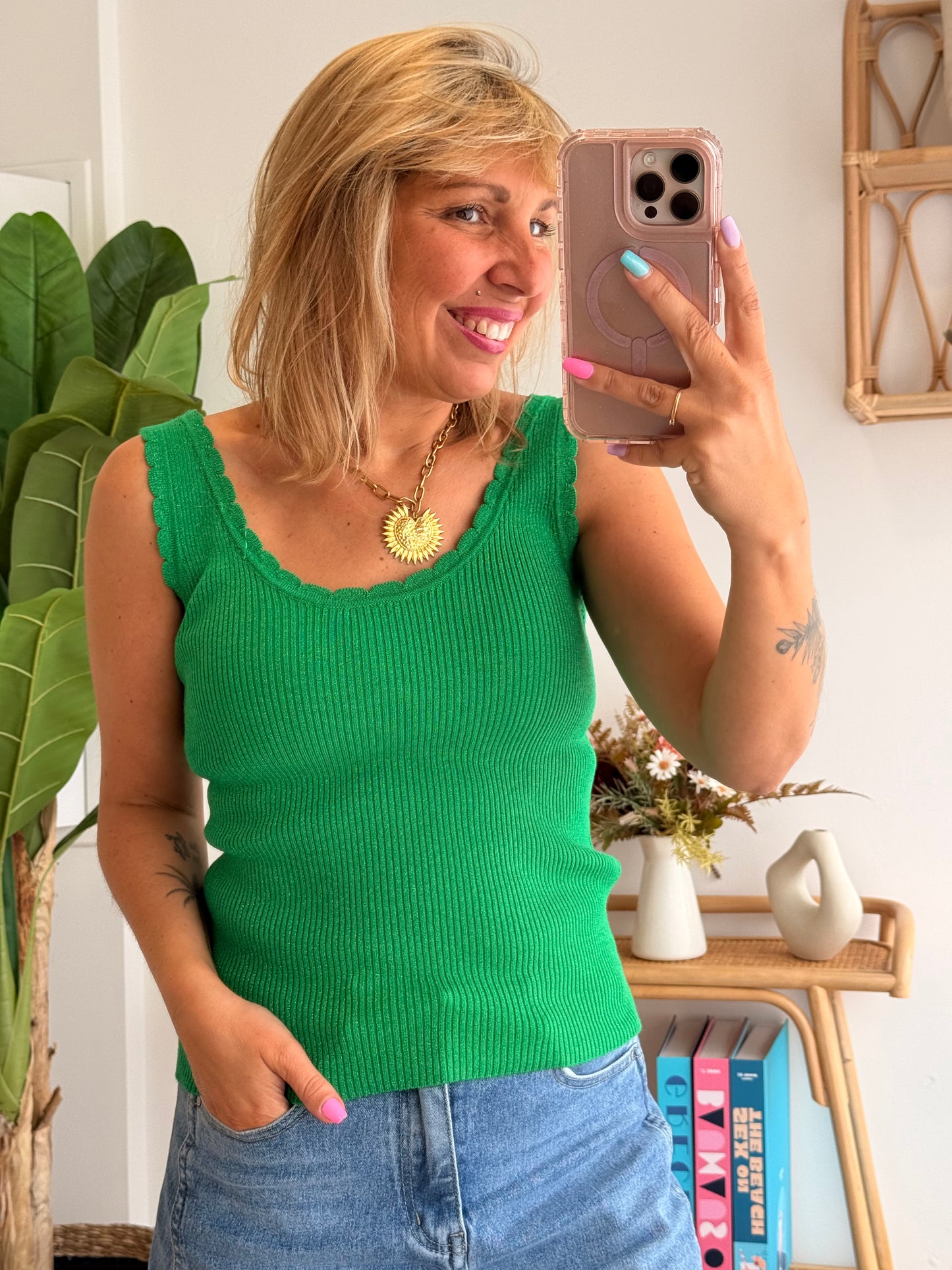 Débardeur ANNOUCK Vert gucci