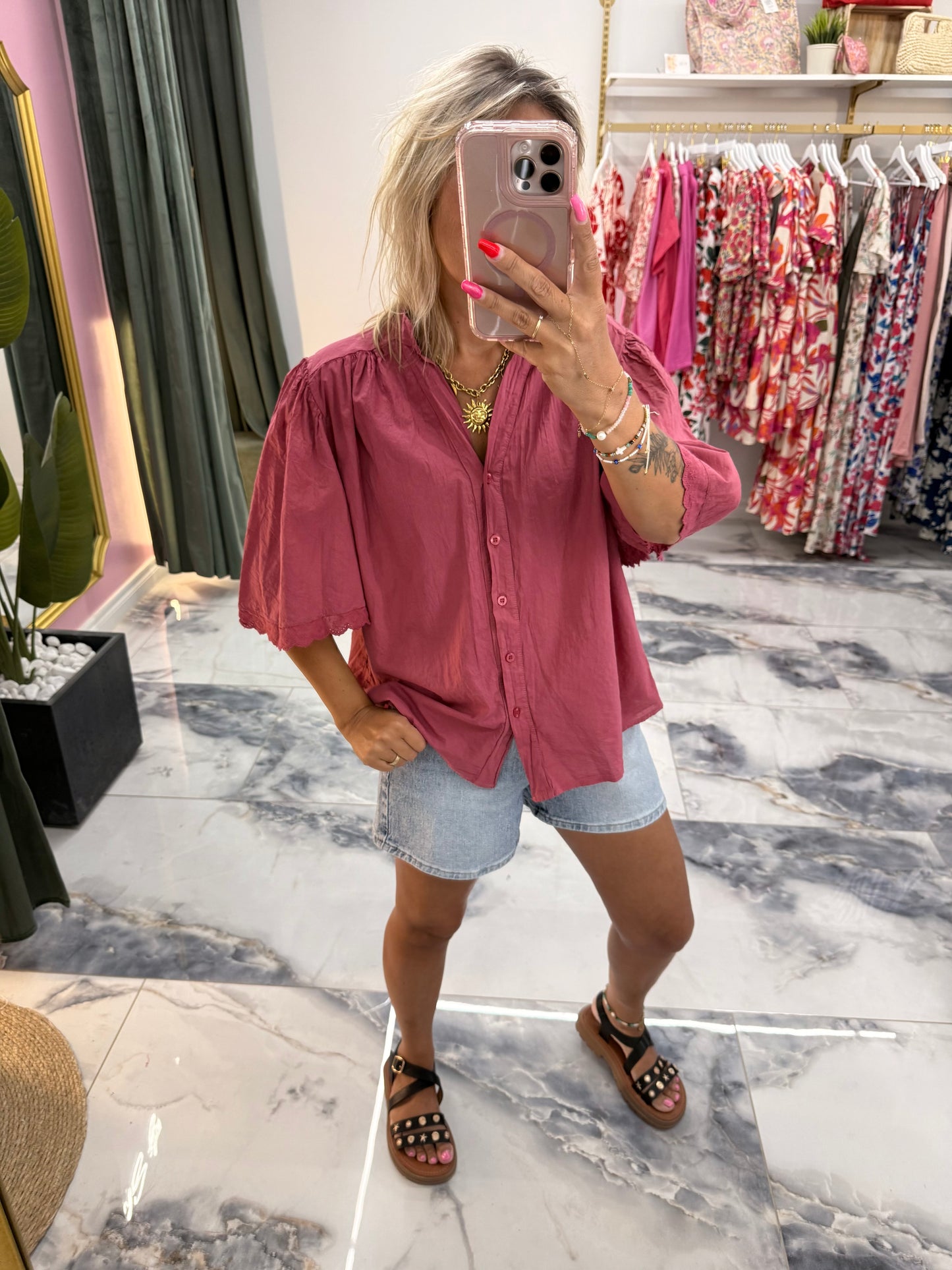 Blouse NORA Bois de rose