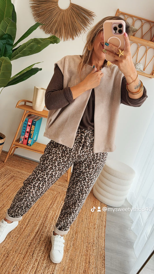 Gilet Kaia beige