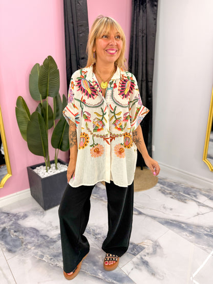 Chemise lin AZORA