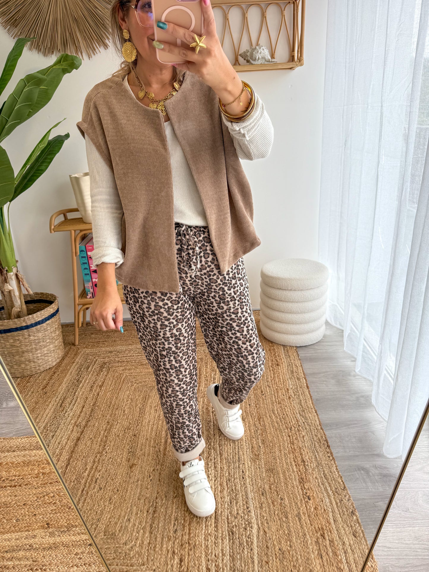 Gilet KAIA camel