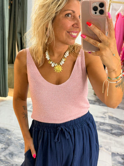 Top SHINE rose Bébé