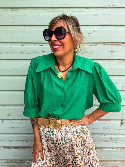 Chemise LAURA verte
