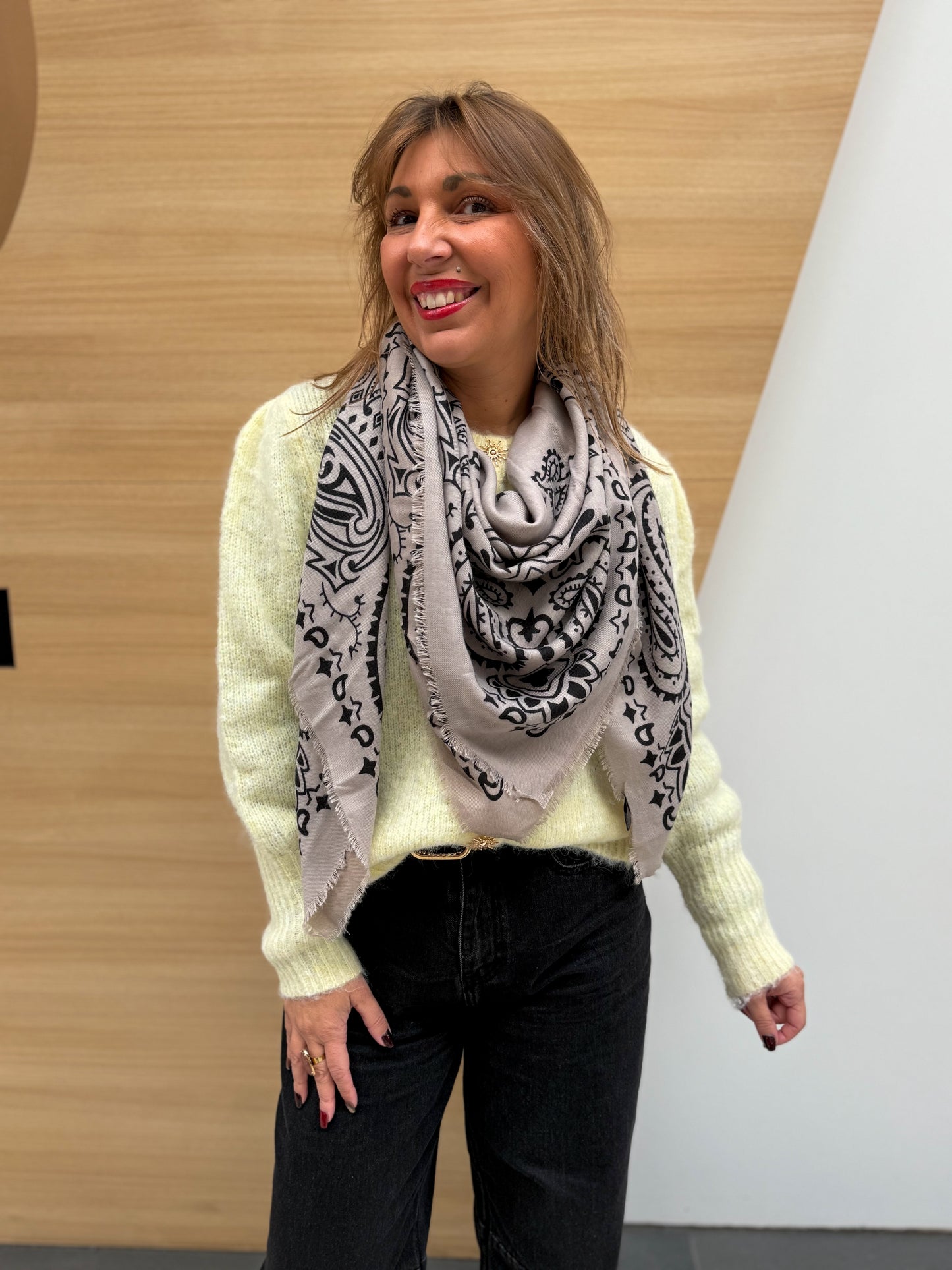 Foulard RACHEL taupe