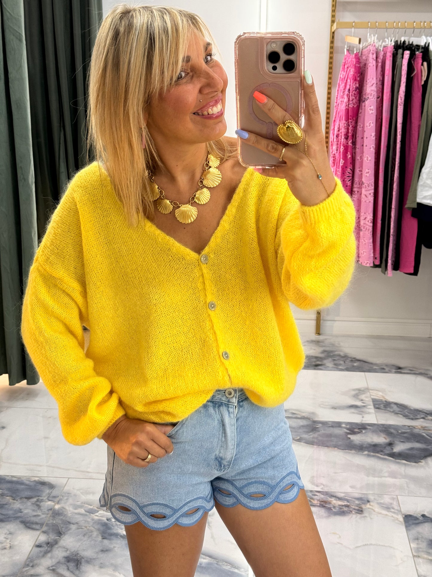 Gilet réversible GLOW Jaune