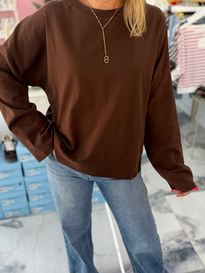 T-shirt CHARLINE choco