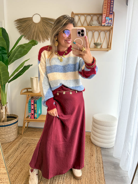 Jupe BELLA Bordeaux