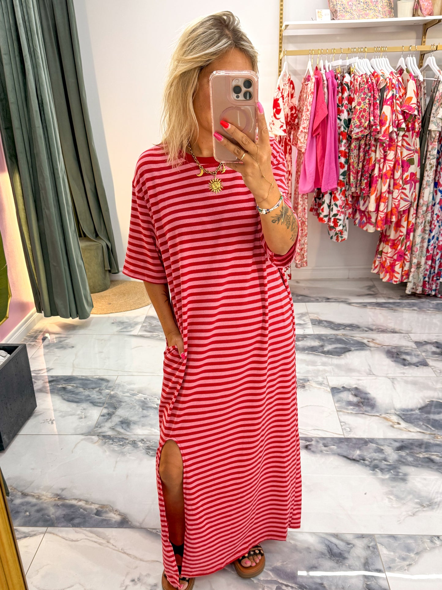 Robe SORBET pink/red
