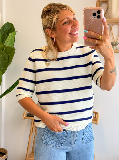 Top maille AZURINE