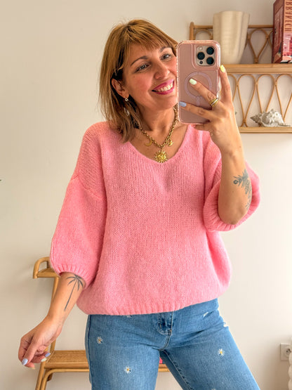 Pull DOUCEUR Rose bb