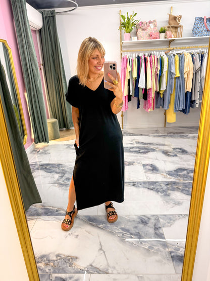 Robe CAMÉLIA noir
