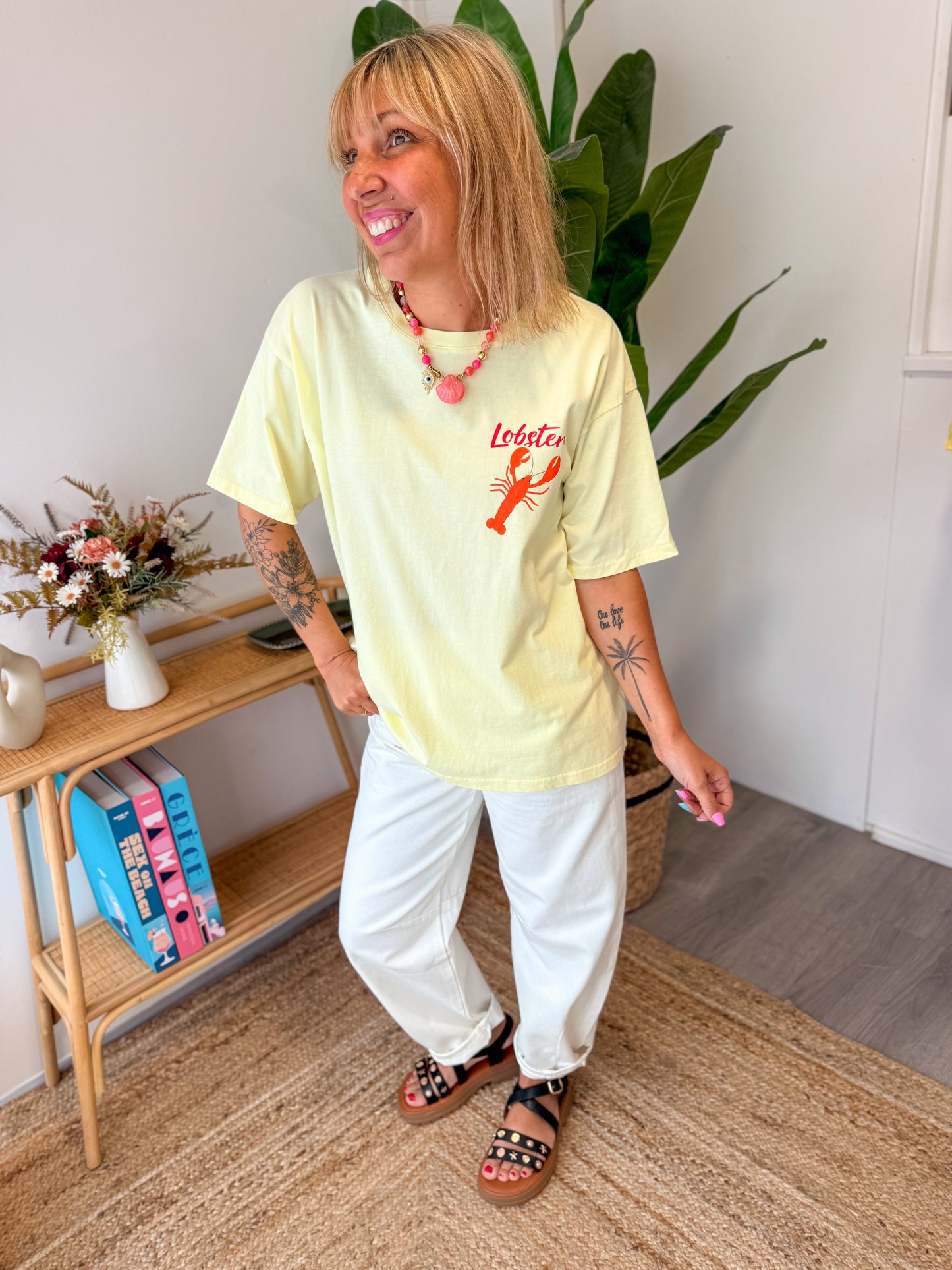 T-shirt LOBSTER jaune