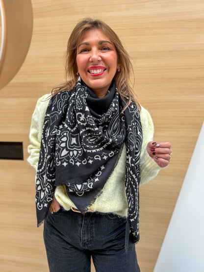 Foulard RACHEL noir