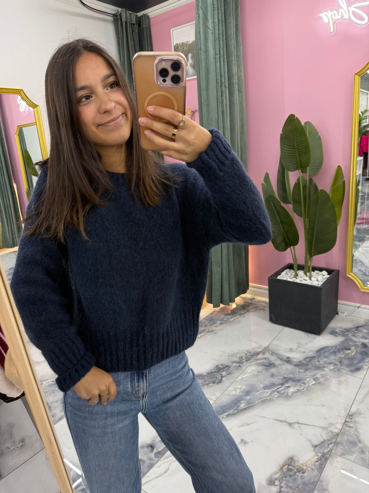 Pull GIANNI bleu marine