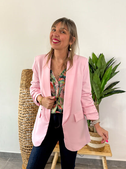 Blazer ELIA rose poudré