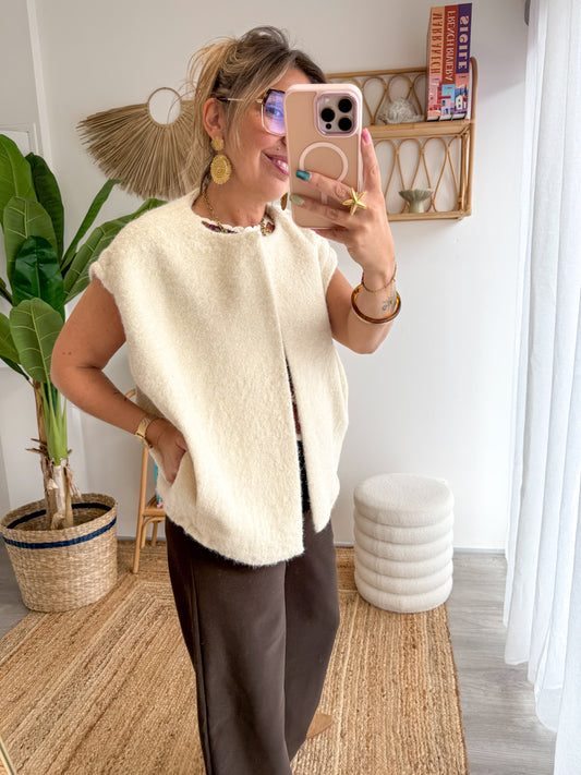 Gilet ALBA écru