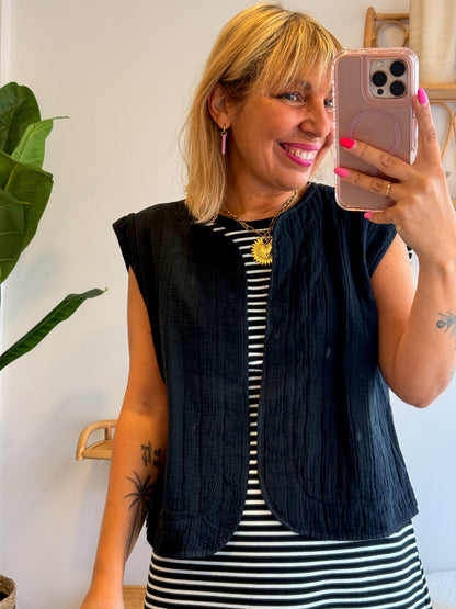 Gilet Naia noir