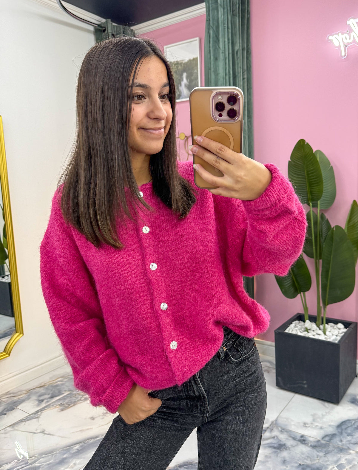 Gilet Meggy fushia