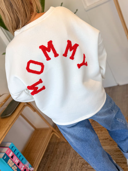 Sweat MOMMY blanc