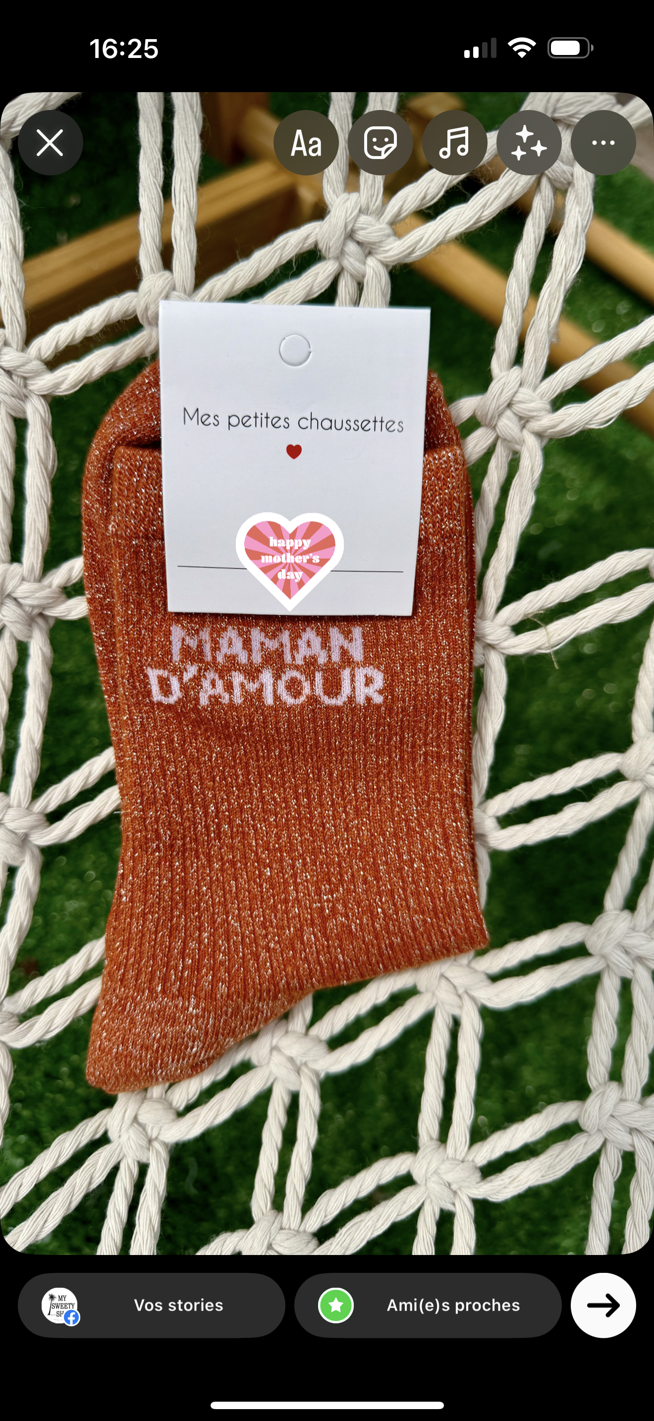 Chaussettes femme “Maman d’amour” – Édition Fête des Mères