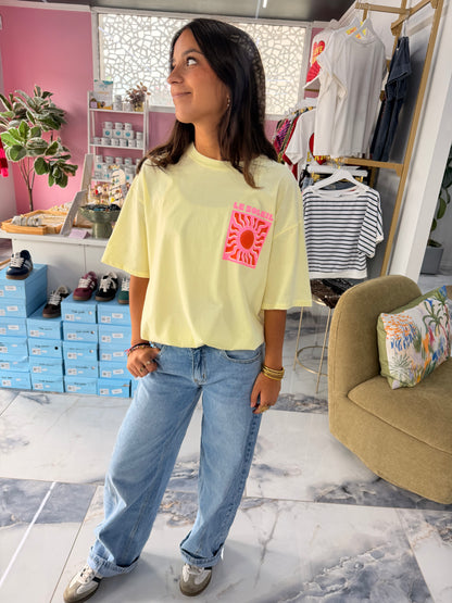 T-shirt LE SOLEIL jaune