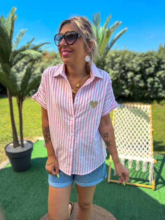 Chemise CAP FERRET rose