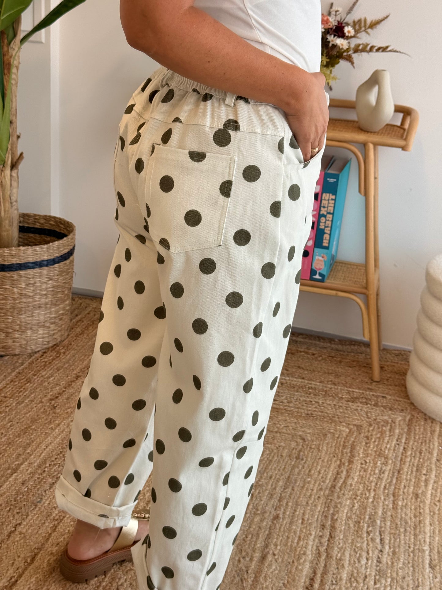Pantalon Barrel POPPY Marine