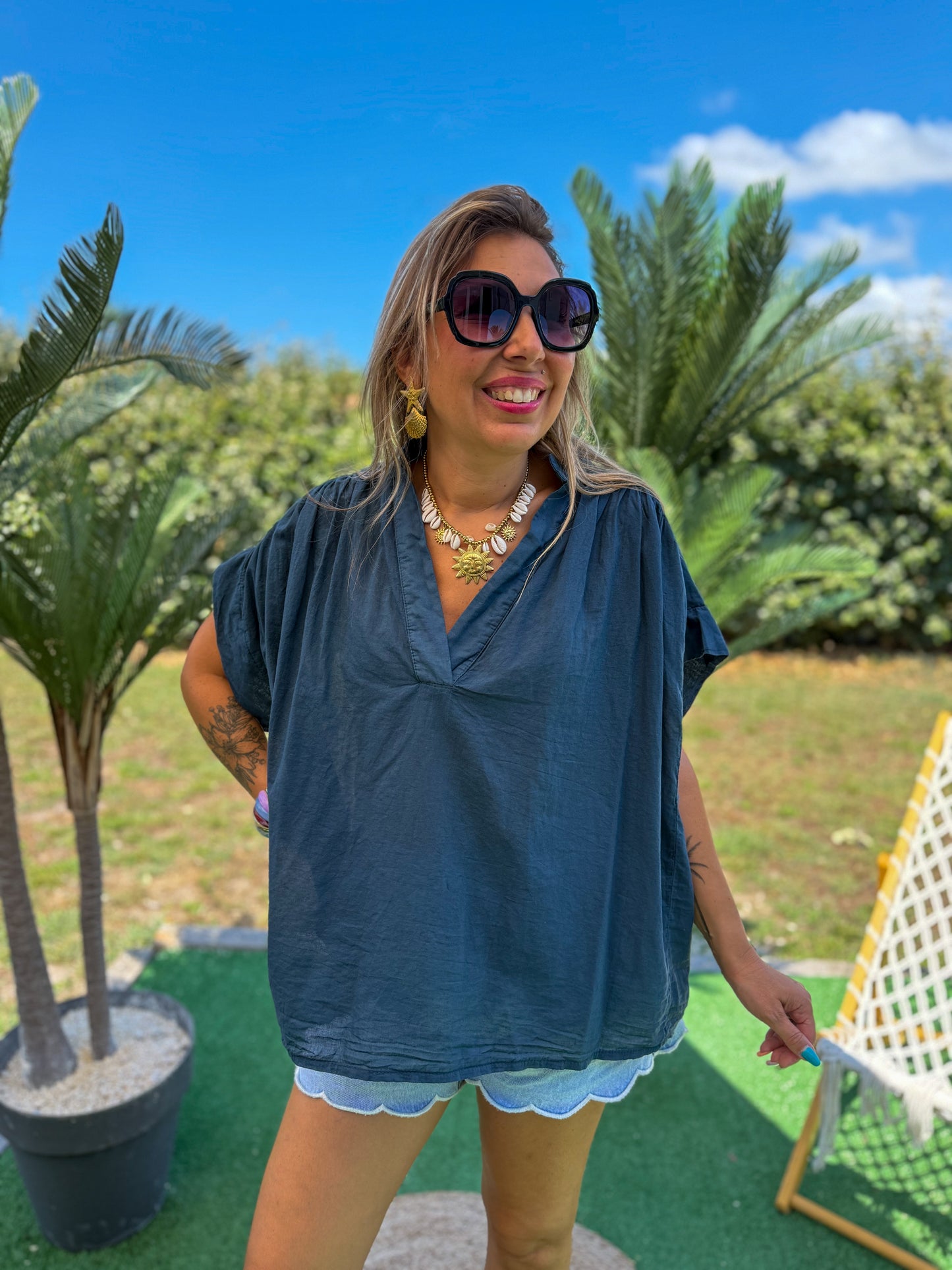 Blouse GIGI marine