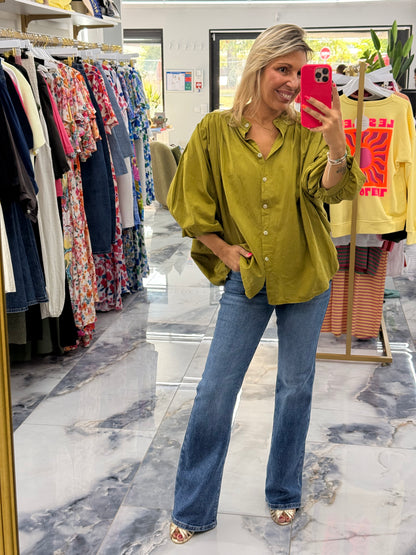 Blouse ELINA olive