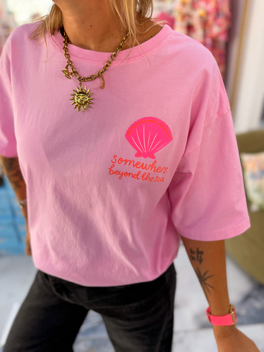 T-Shirt COQUILLAGE rose